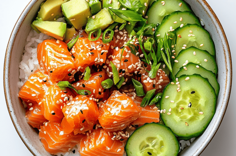 Lachstatar-Bowl Rezept – schnell, frisch & voller Geschmack
