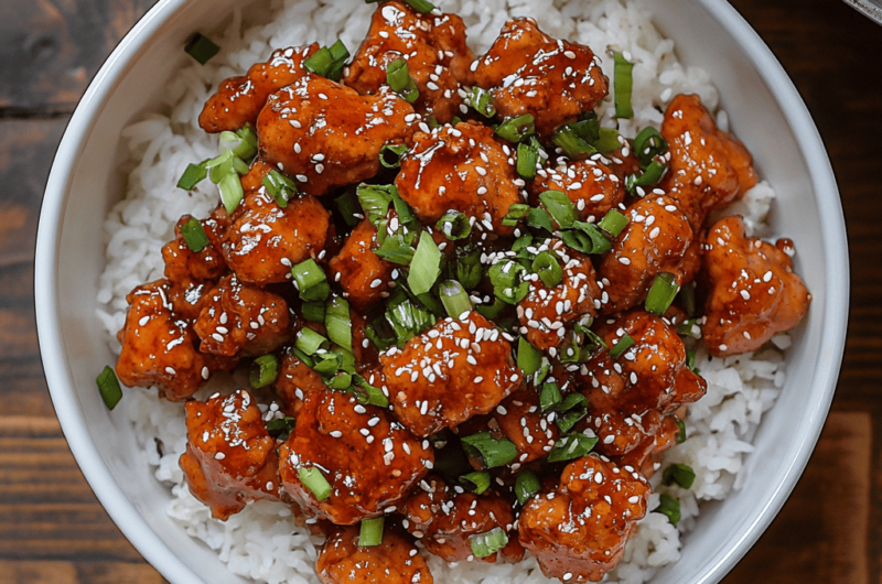 30-Minuten General Tso's Chicken – Knuspriges Hähnchen mit süß-scharfer Sauce