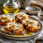 Bruschetta mit Trüffelbutter & Pecorino