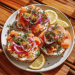 Lachs-Bagel à la NYC