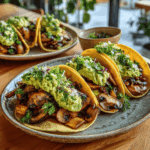 Asada-Pilz-Tacos mit Limetten-Avocado